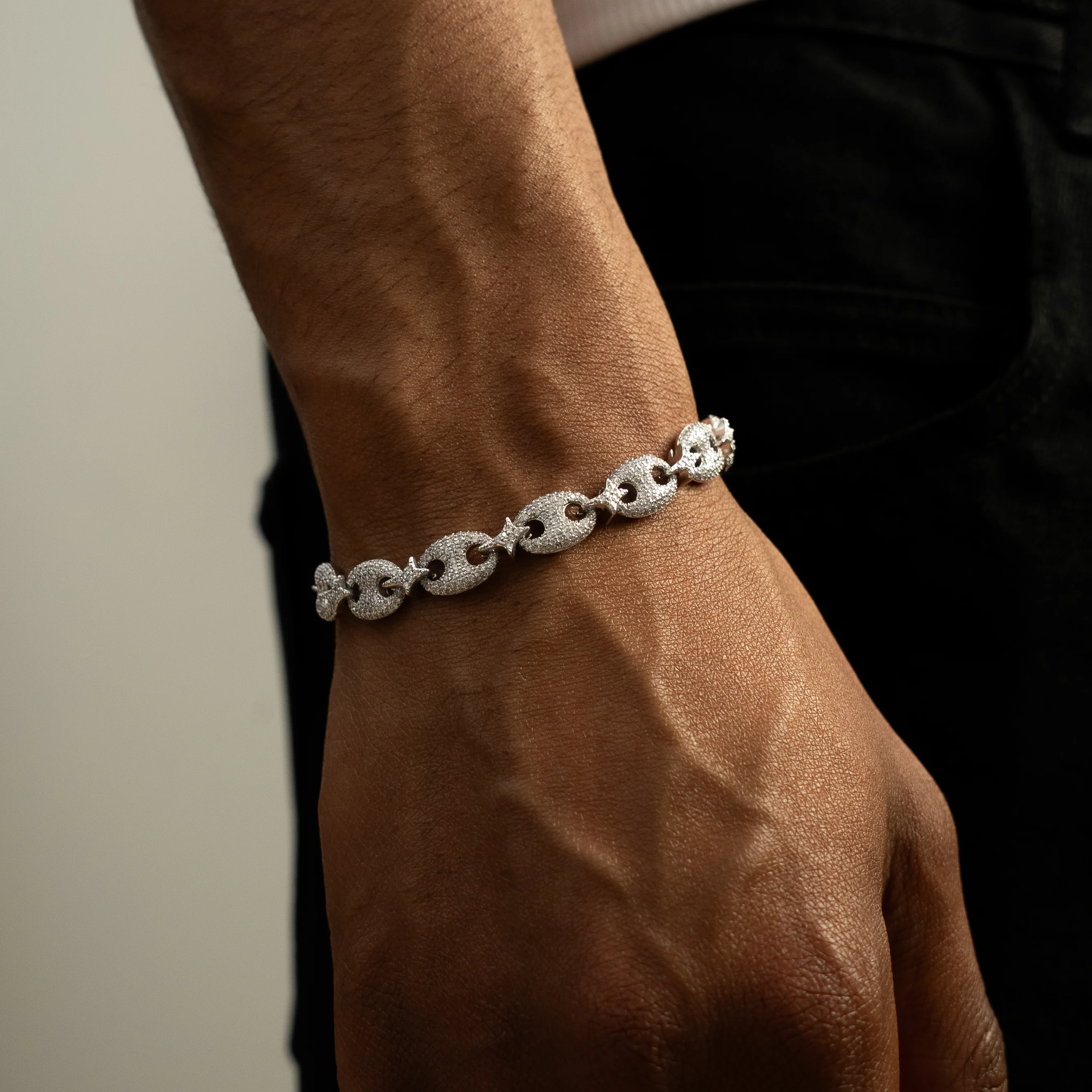 Bracelet Iced Coffee Beans - Argenté - Image 3