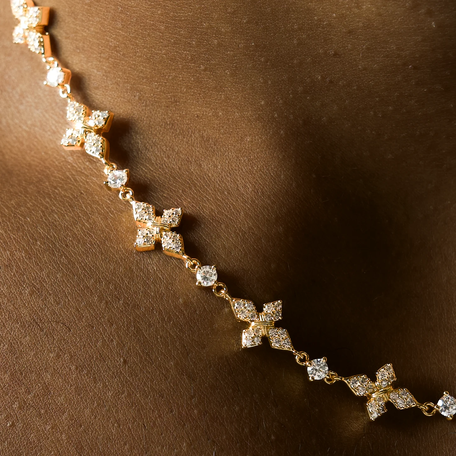 Chaîne Iced Celestial - Dorée - Image 3