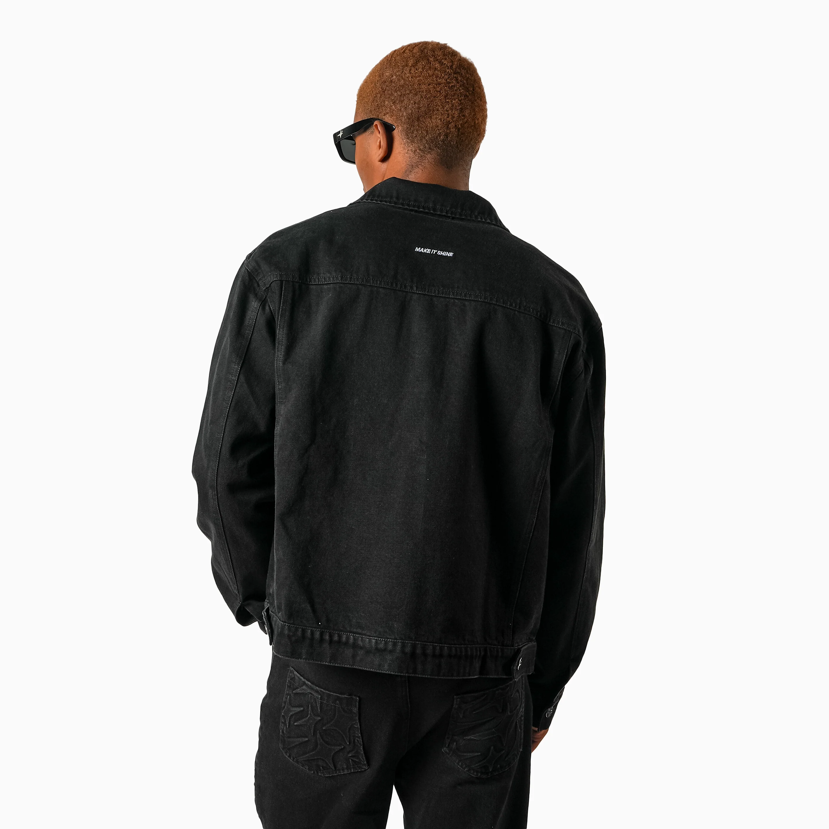 Denim Jacket Monogram - Noir - Image 6