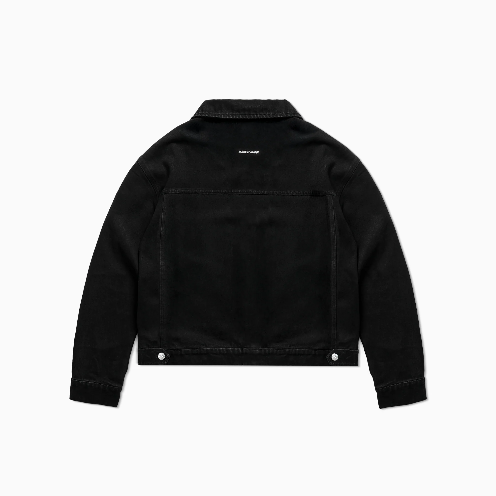 Denim Jacket Monogram - Noir Moissanite - Image 3