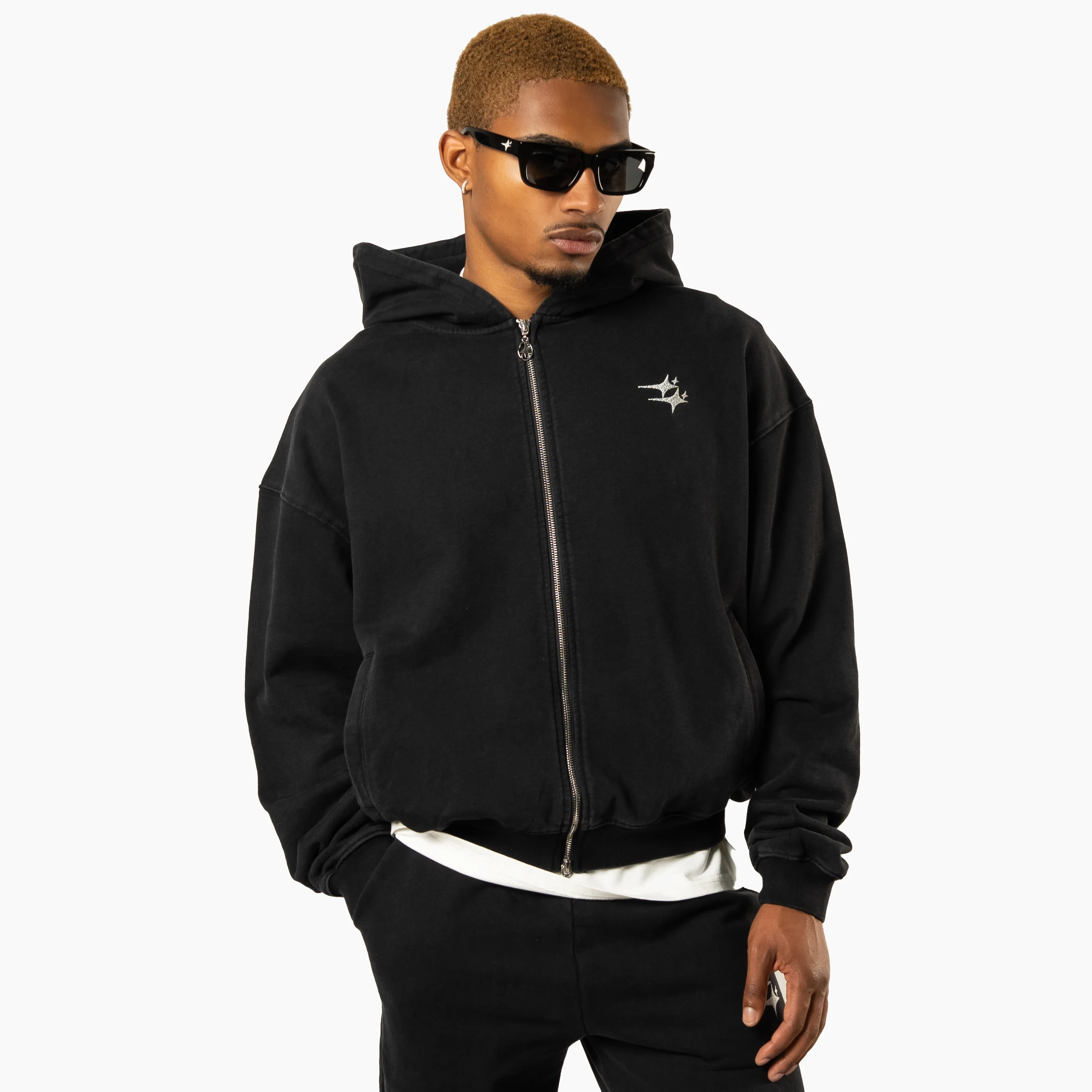 Zip Hoodie Double Stars - Image 4