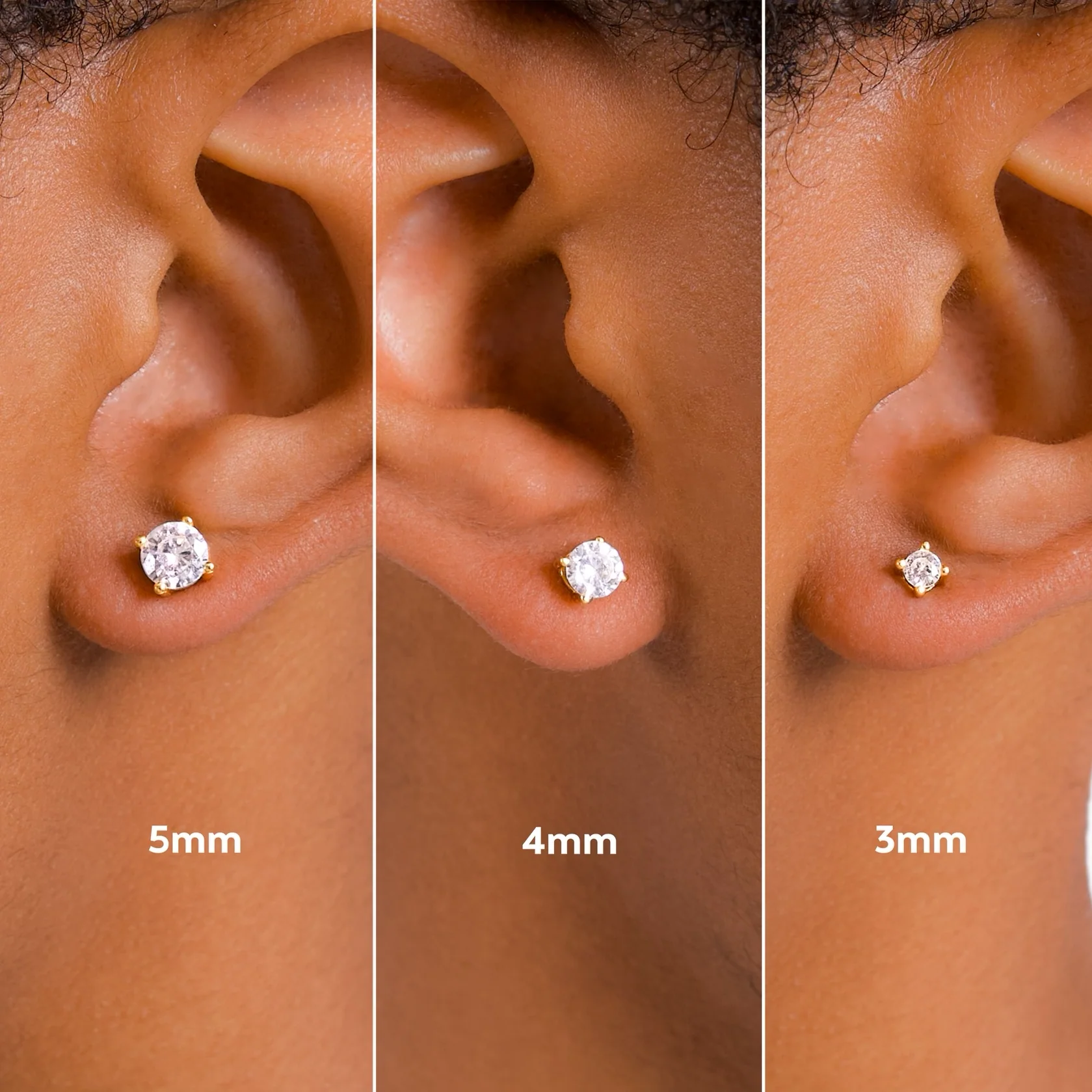 Lonely earrings dorées - Image 4