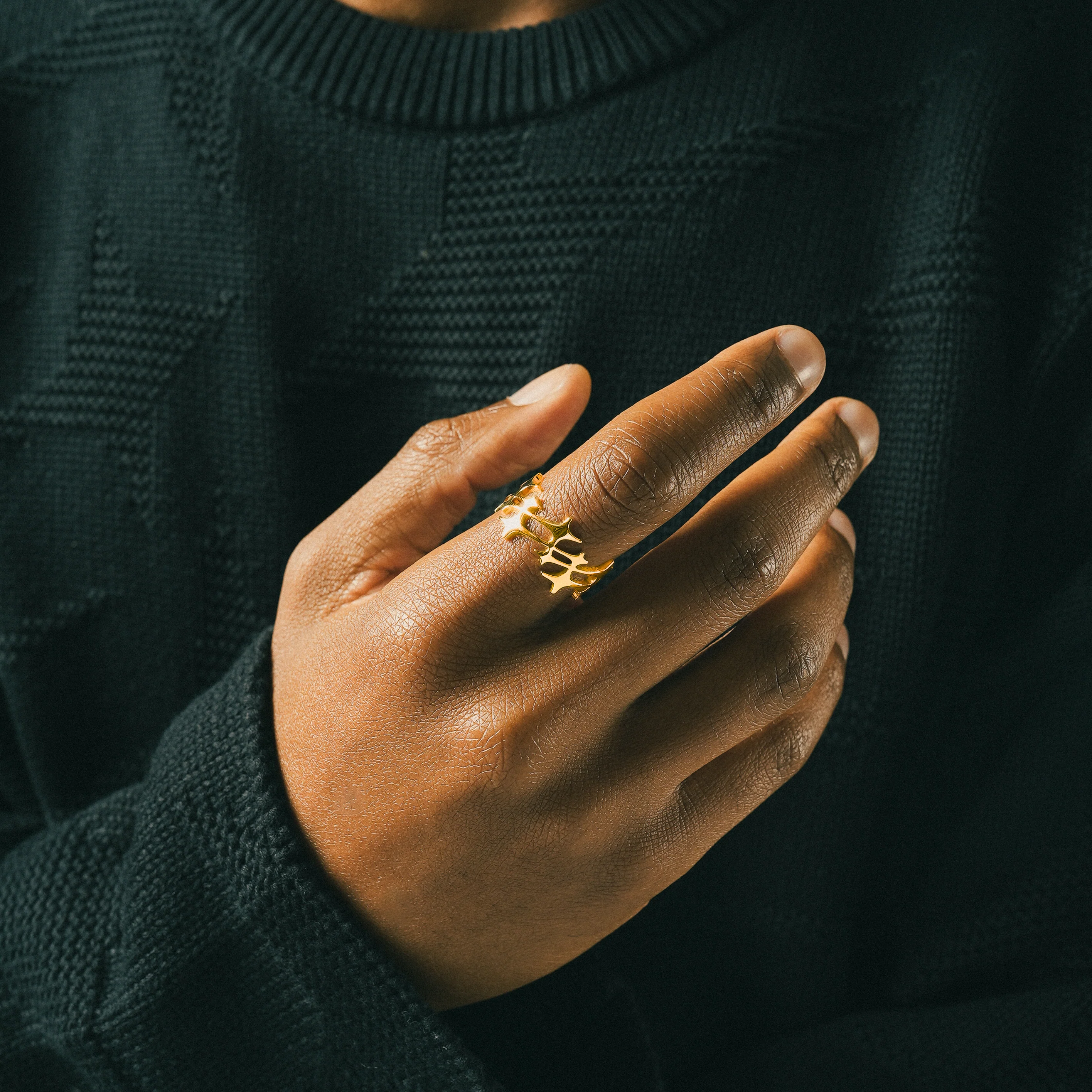 Monogram Ring Doré - Image 2