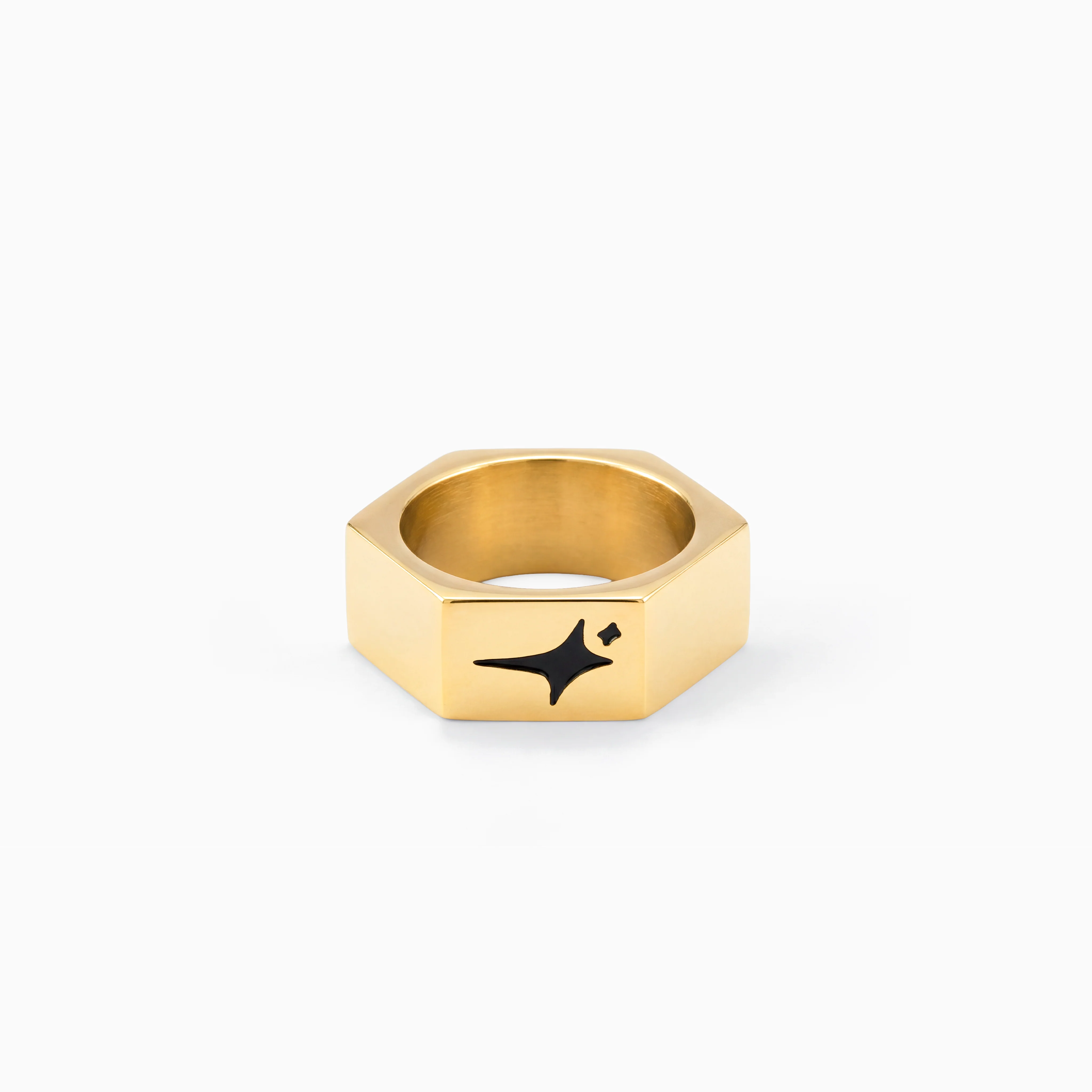 Nut ring dorée