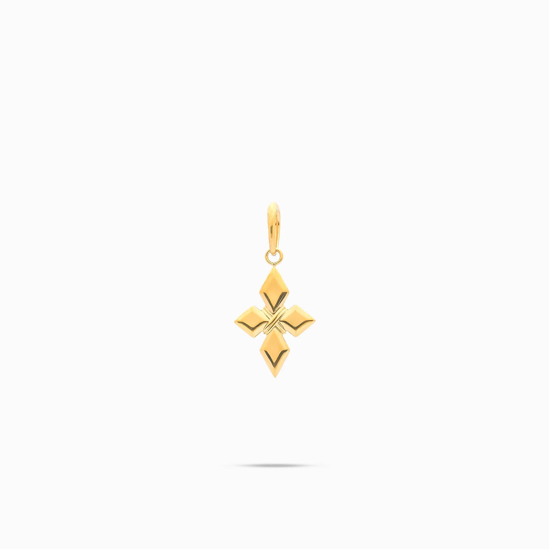 Pendentif Crossed Star-S - Doré