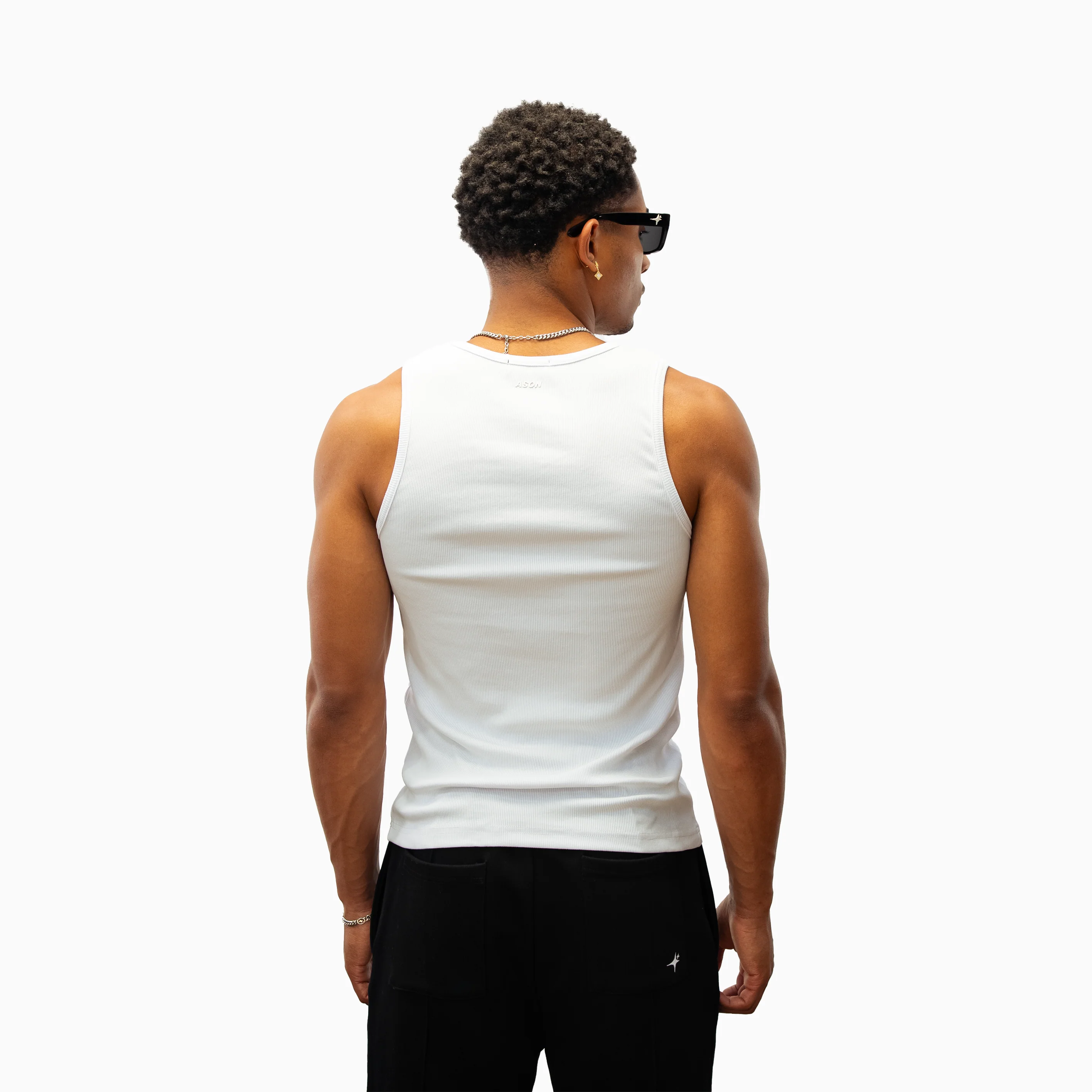 Rib Tank Signature - Blanc - Image 5