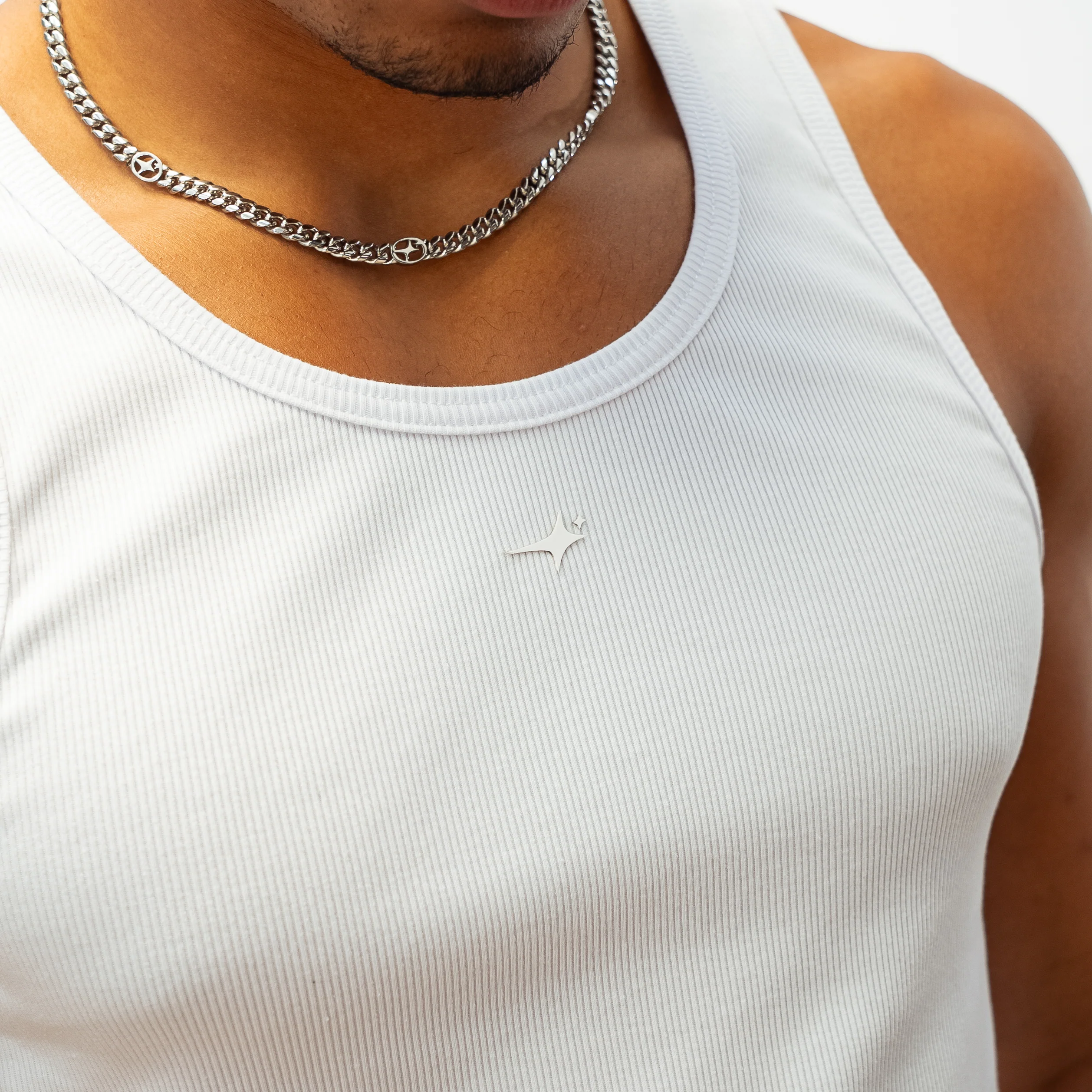Rib Tank Signature - Blanc - Image 6