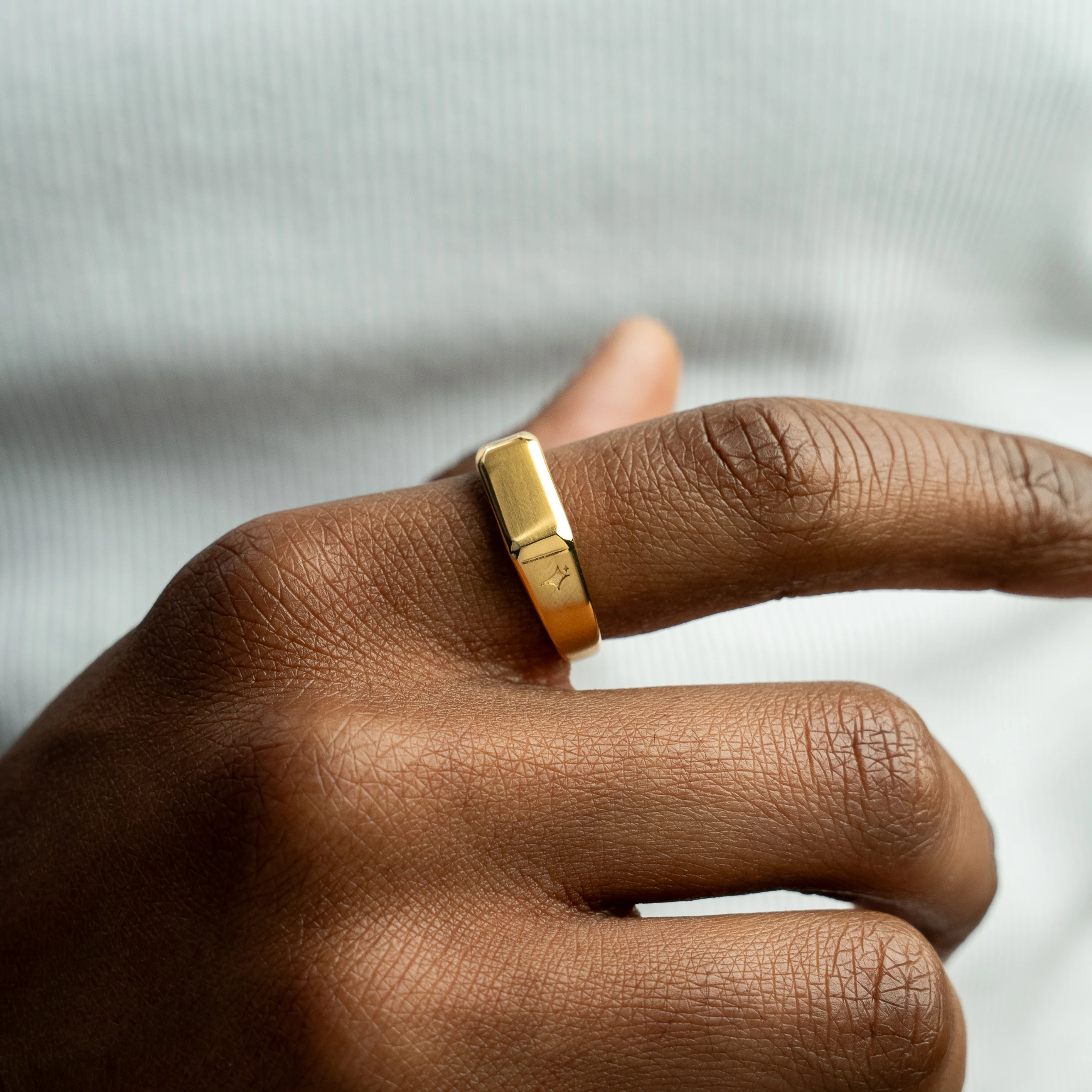Signet ring dorée - Image 3