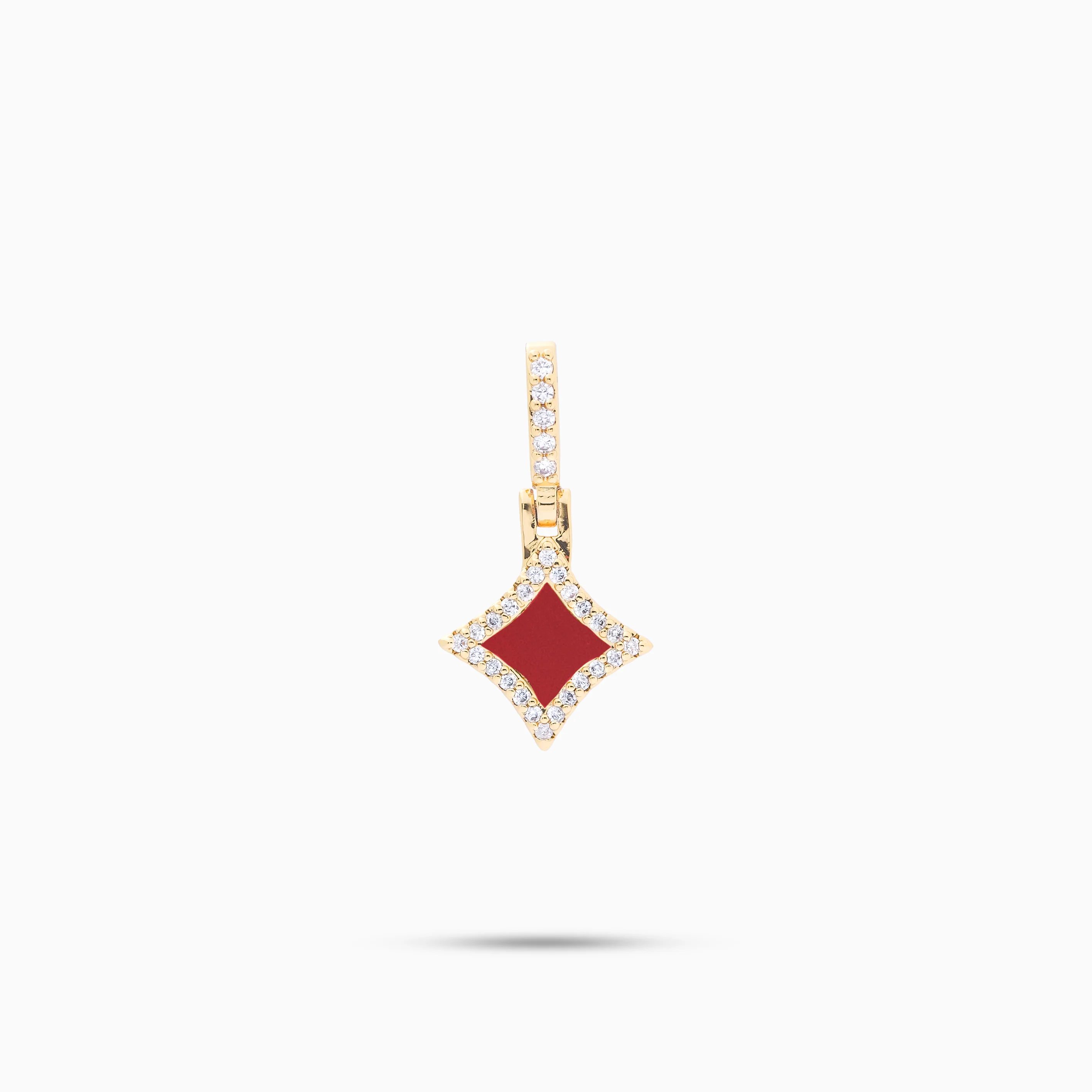 Star dorée - Motif Rouge