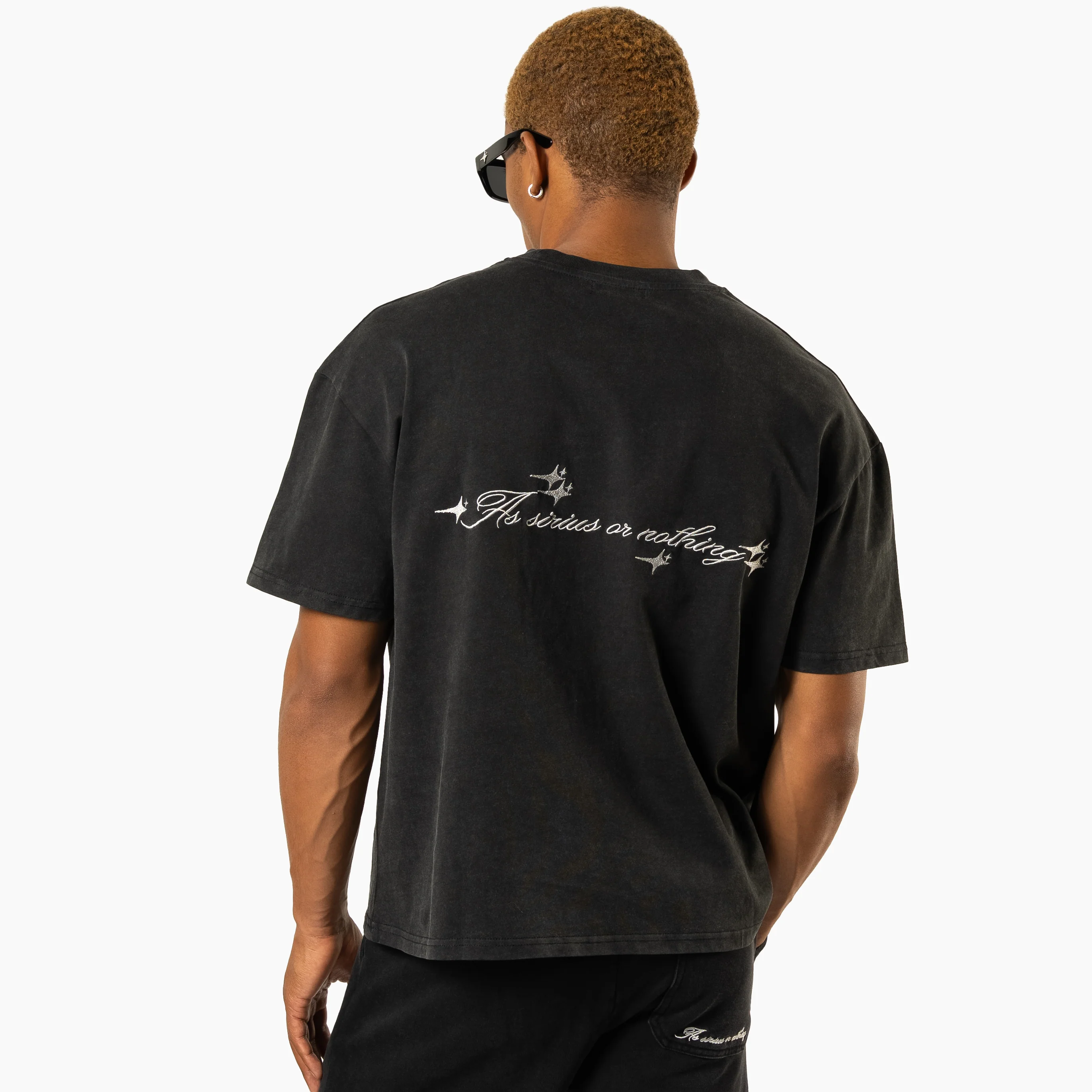 T-shirt Double Stars Noir - Image 5