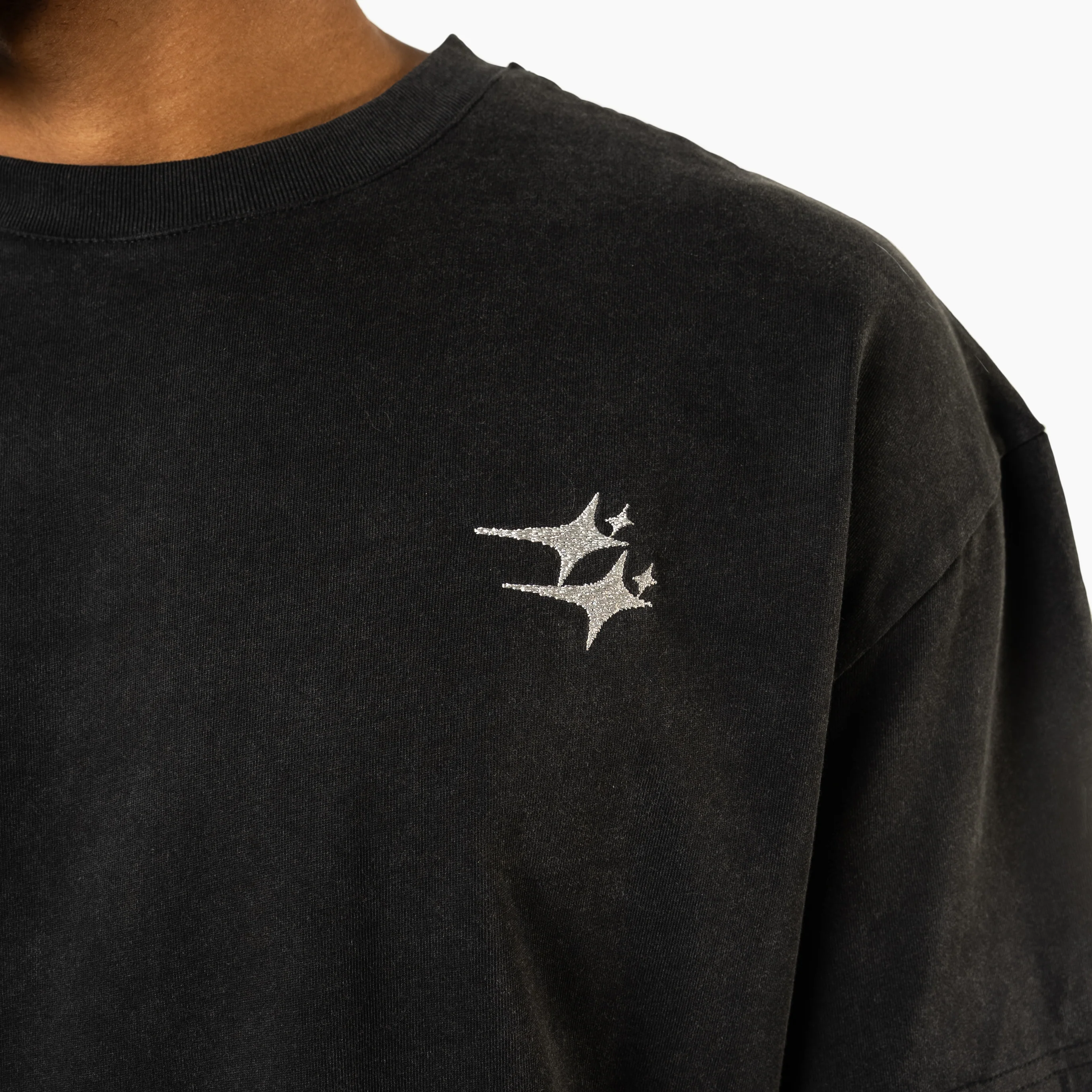 T-shirt Double Stars Noir - Image 7