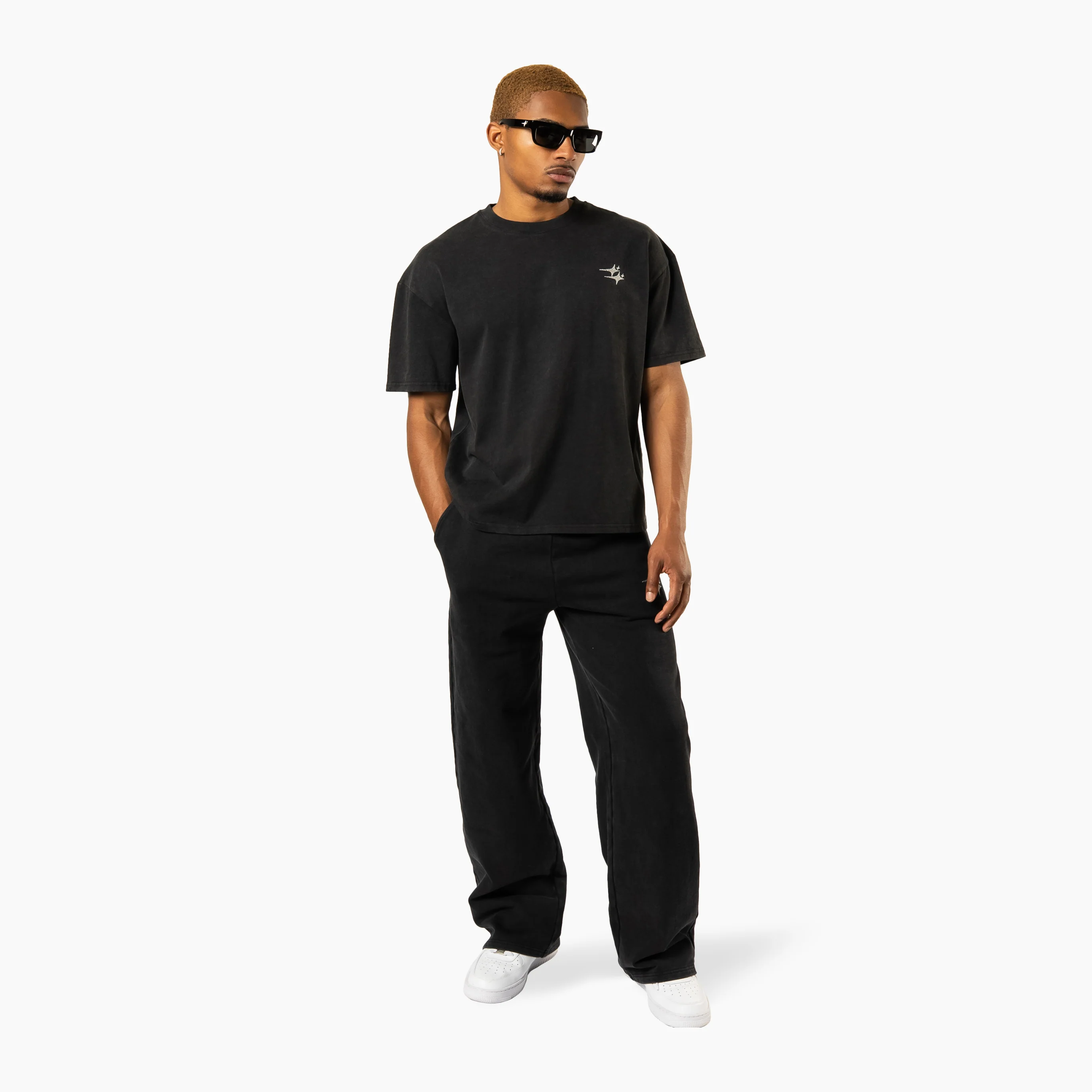 T-shirt Double Stars Noir - Image 9