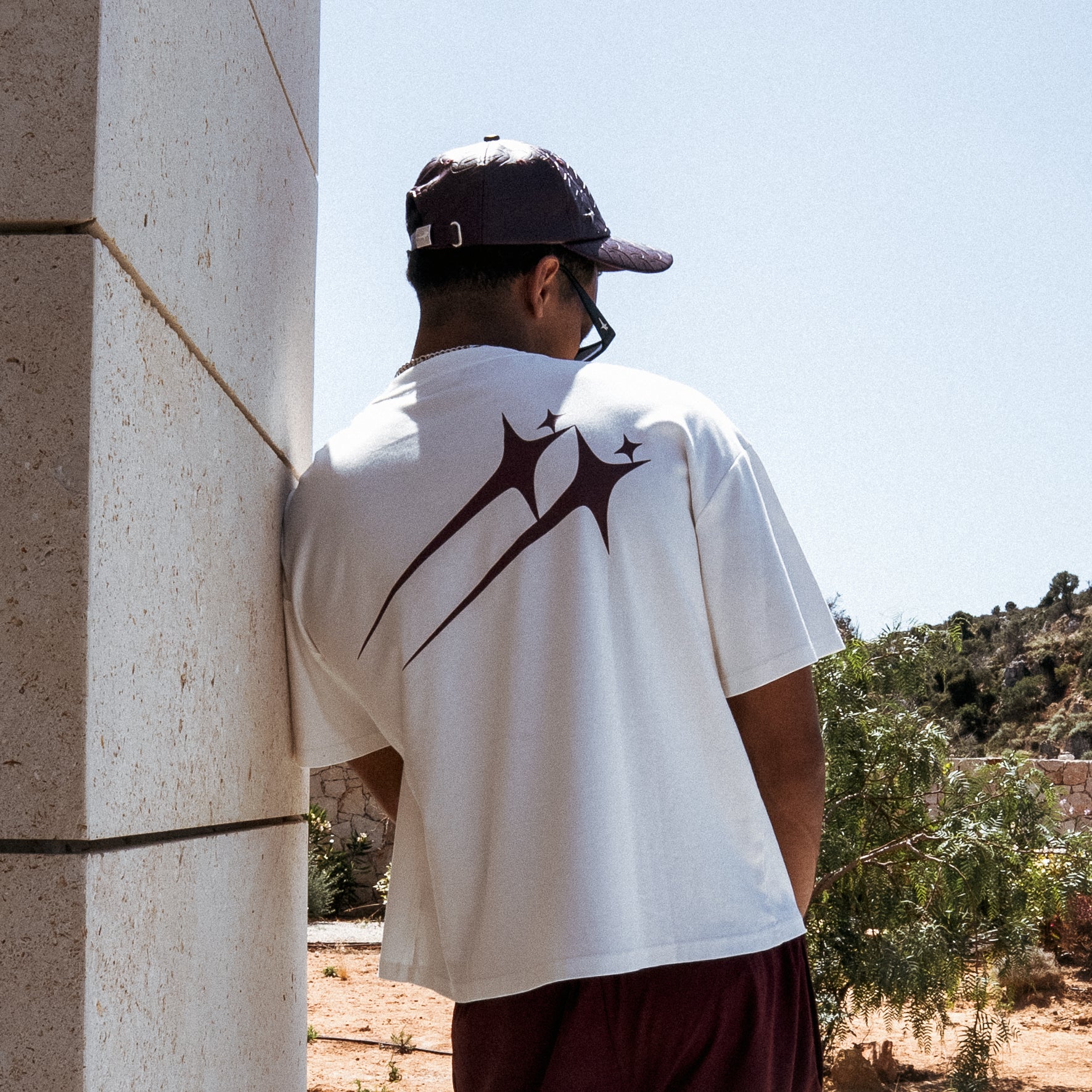T-shirt Twin Stars - Blanc - Image 5