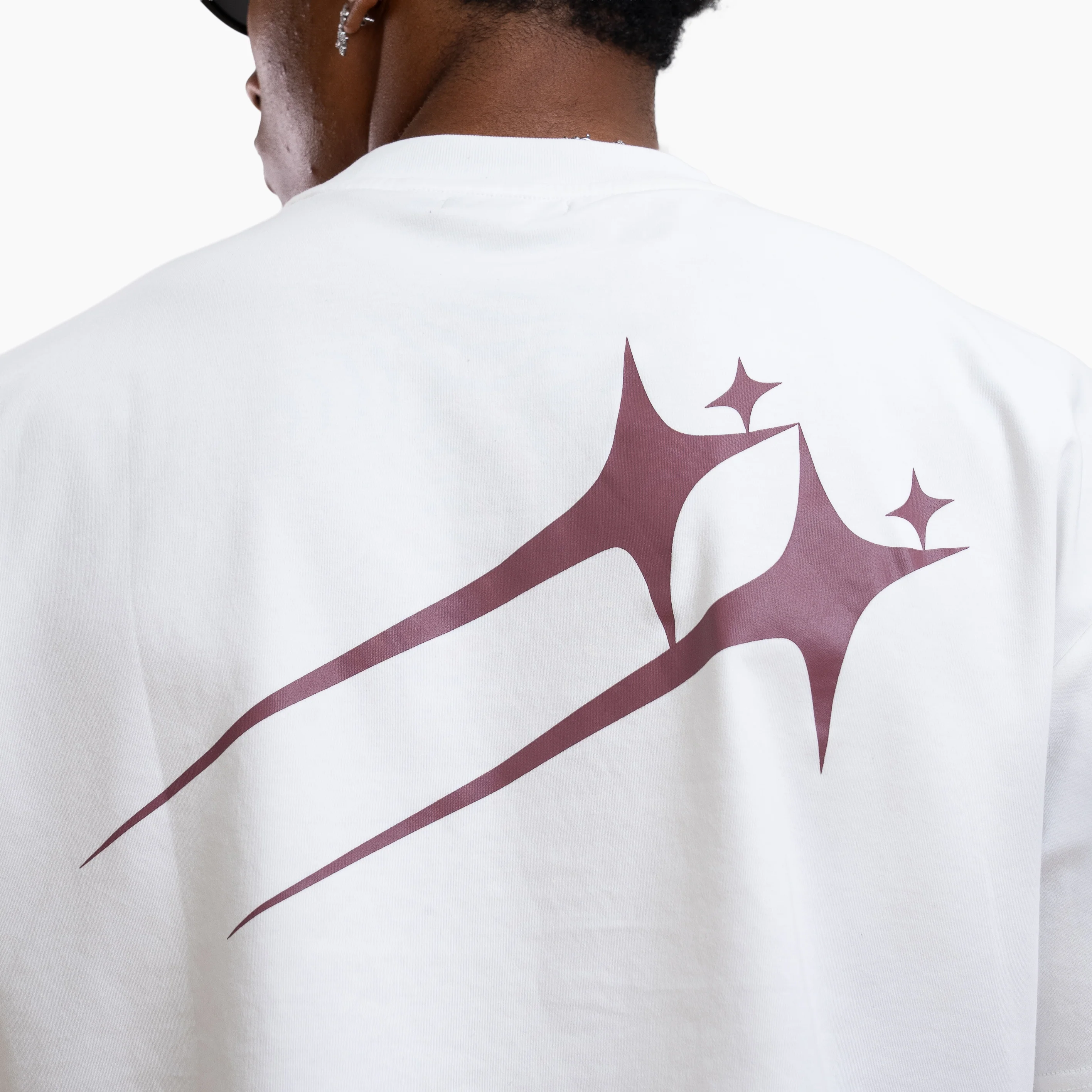 T-shirt Twin Stars - Blanc - Image 7