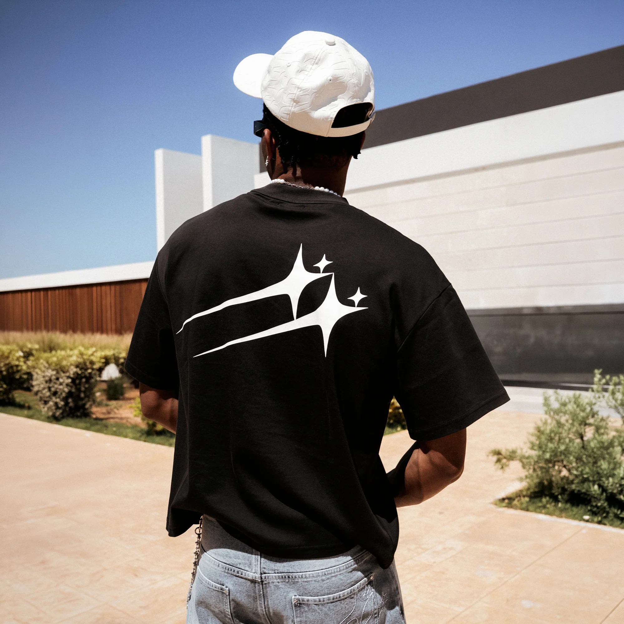 T-shirt Twin Stars - Noir - Image 5