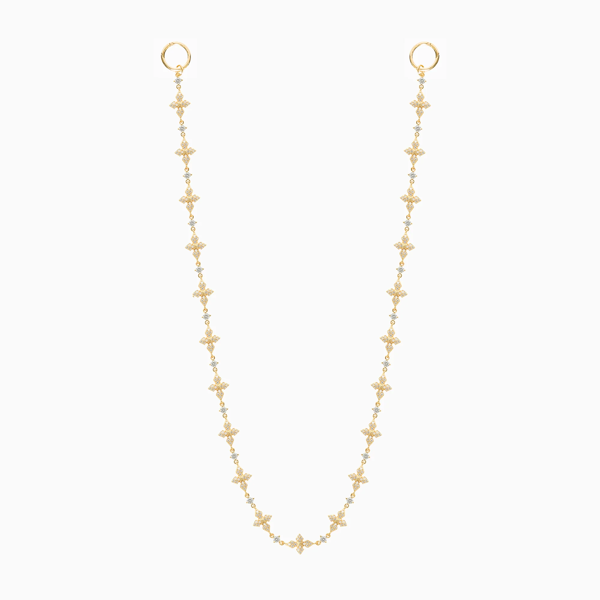 Wallet Chain Iced Celestial - Doré